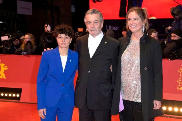 Leonor Teles, Joao Canijo and Leonor Silveira at the Closing Ceremony with Award Ceremony at the Berlinale 2023 73 Berlin International Film Festival at the Berlinale Palast Berlin, 25 02 2023. Foto:xF.xKernx xFuturexImage