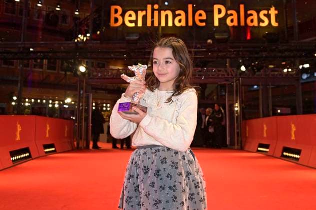 Sofia Otero with the Silver Bear for Best Acting Performance in a Leading Role for 20 000 especies de abejas 20,000 Species of Bees at the Closing Ceremony with Awards Ceremony at the Berlinale 2023 73 Berlin International Film Festival at the Berlinale Palast Berlin, 25 02 2023. Foto:xF.xKernx xFuturexImage