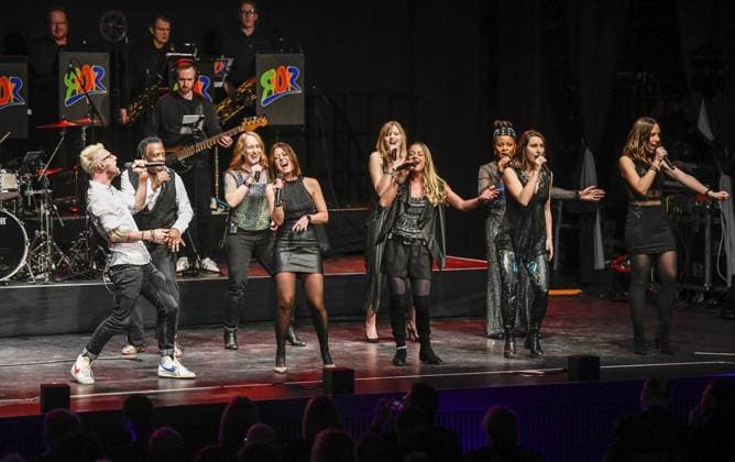<p>750 Jahre Eröffnungskonzert Rockorchester Rurgebeat in der Kathrin-Türks-Halle, am Sonntag, 26.02.2023 in Dinslaken. Deutschland NRW Dinslaken Copyright: MarkusxJoosten