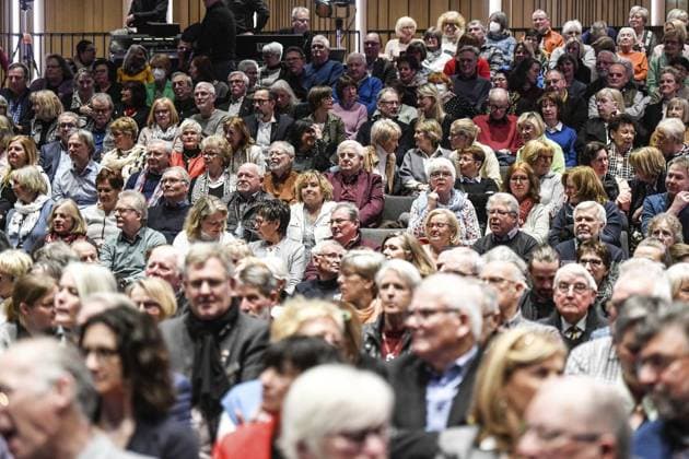 <p>750 Jahre Eröffnungskonzert Rockorchester Rurgebeat in der Kathrin-Türks-Halle, am Sonntag, 26.02.2023 in Dinslaken. Deutschland NRW Dinslaken Copyright: MarkusxJoosten