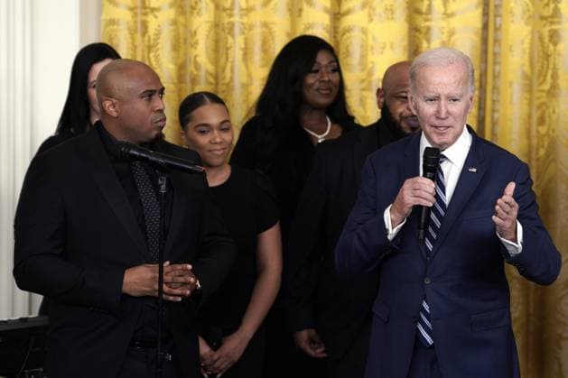 U.S. President Joe Biden hosts a reception celebrating Black History Month at the White House in Washington , DC on Monday, February 27, 2023.  WAX20230227258 YurixGripas