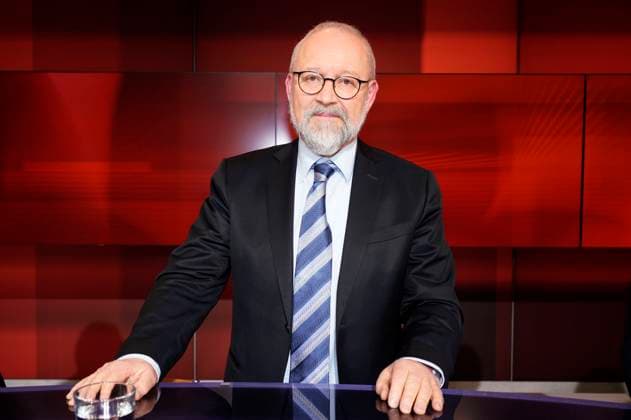 Herfried Münkler in der ARD-Talkshow hart aber fair im Studio Adlershof. Berlin, 27.02.2023 *** Herfried Münkler on the ARD talk show hart aber fair in Studio Adlershof Berlin, 27 02 2023 Foto:xT.xBartillax xFuturexImage