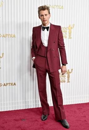 29th Annual Screen Actors Guild Awards. Fairmont Century Plaza, Los Angeles, California. Featuring: Austin Butler Where: Los Angeles, California, United States When: 26 Feb 2023 Credit: BauerGriffin INSTARimages Copyright: xAXELLExWOUSSENx 52481335 EDITORIAL USE ONLY. NOT FOR USE BY NEWSPAPERS BASED IN THE UK.