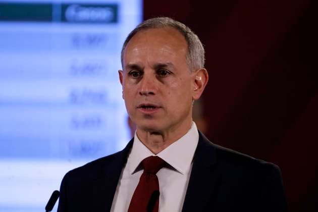 Tesla plant will be installed in Mexico: President of Mexico February 28, 2023, Mexico City, Mexico: Undersecretary of Health, Hugo Lopez Gatell at the press conference on The Pulse of Health at the National Palace in Mexico City. on February 28, 2023 in Mexico City, Mexico (Photo by Luis Barron Eyepix Group). Copyright: xLuisxBarronx xEyepixxGroupx LB20230228_AMLO_TESLA3