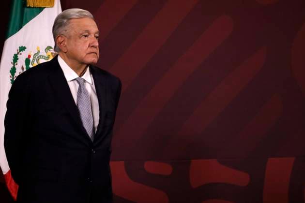 Tesla plant will be installed in Mexico: President of Mexico February 28, 2023, Mexico City, Mexico: The President of Mexico, Andres Manuel Lopez Obrador confirms the installation of the Tesla automotive assembly plant in Mexico, at a press conference at the National Palace in Mexico City. on February 28, 2023 in Mexico City, Mexico (Photo by Luis Barron Eyepix Group). Copyright: xLuisxBarronx xEyepixxGroupx LB20230228_AMLO_TESLA13