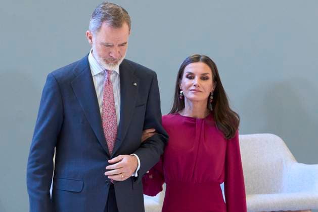 01-03-2023 Alicante Queen Letizia and King Felipe attend the national research awards for youth 2022 at the Mediterranean house in Alicante. No Spain Â  Copyright: xPPEx