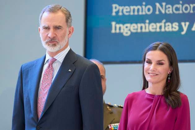 01-03-2023 Alicante Queen Letizia and King Felipe attend the national research awards for youth 2022 at the Mediterranean house in Alicante. No Spain Â  Copyright: xPPEx