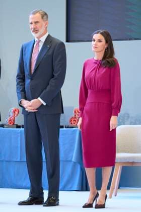 01-03-2023 Alicante Queen Letizia and King Felipe attend the national research awards for youth 2022 at the Mediterranean house in Alicante. No Spain Â  Copyright: xPPEx