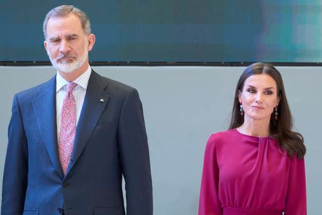01-03-2023 Alicante Queen Letizia and King Felipe attend the national research awards for youth 2022 at the Mediterranean house in Alicante. No Spain Â  Copyright: xPPEx