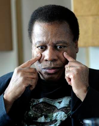 ***FILE PHOTO*** American jazz saxophonist and composer Wayne Shorter gestures during the press conference on the 63rd Prague Spring music festival, on May 26, 2008, in Prague, Czech Republic. (CTKxPhoto MichalxKrumphanzl) CTKPhotoP200805260484501  CTKPhotoP200805260484501