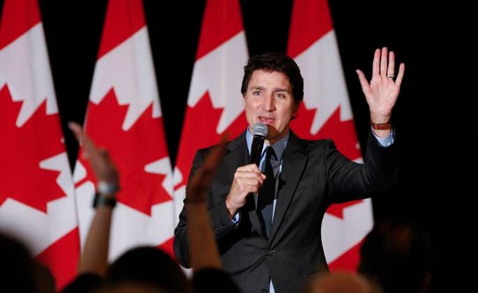 March 2, 2023, WINNIPEG, MANITOBA, CANADA: Prime Minister Justin Trudeau speaks at a Liberal party fundraising event at the Hotel Fort Garry in Winnipeg, Thursday, March 2, 2023. WINNIPEG CANADA  - ZUMAc35_ 20230302_zaf_c35_070 Copyright: xJohnxWoodsx