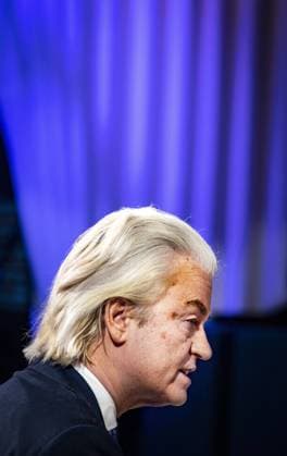 THE HAGUE - Group chairman Geert Wilders a NOS Television debate in the context of the Provincial Council elections on March 15. During the broadcast, themes such as housing, migration and trust in politics will be discussed. ANP RAMON VAN FLYMEN netherlands out - belgium out  Copyright: xx x464084317x originalFilename: 464084317.jpg