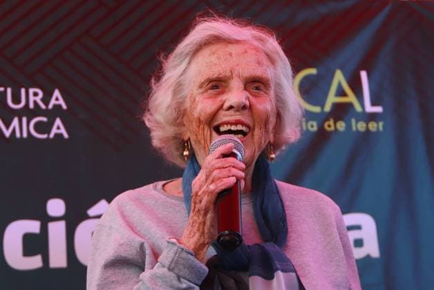 Mexiko, Schriftstellerin Elena Poniatowska während Wiedereröffnung ihres Buchladens Reopening of the Elena Poniatowska Bookstore March 4, 2023, State of Mexico, Mexico: Writer Elena Poniatowska, during the reopening of the Elena Poniatowska bookstore of the Fondo de Cultura Economica, in Nezahualcoyotl, State of Mexico, Mexico. (Photo by Carlos Santiago Eyepix Group) Copyright: xCarlosxSantiagox xEyepixxGroupx CS202303045368