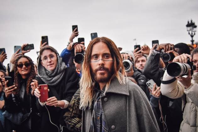 Paris Fashion Week automne-hiver 2023-2024. DÃ filÃ Vivienne Westwood. Jared Leto. 289296 2023-03-03  Copyright: xBarbaraxNeymanx xStarfacex STAR_289296_074