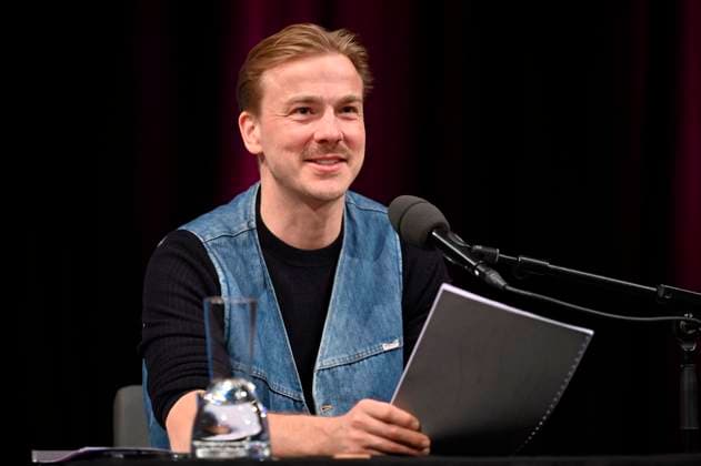 Albrecht Schuch at the lit Cologne 2023 event Thomas Brasch Bleiben will ich, wo ich nie gewesen bin im WDR Funkhaus Köln, 04 03 2023 Foto:xD.xAnoraganingrumx xFuturexImage