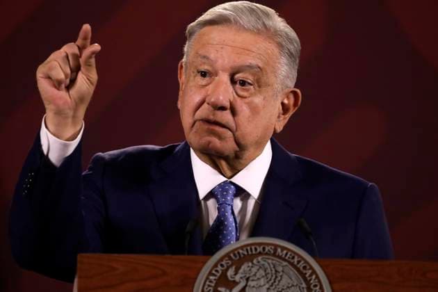 President of Mexico at press conference at the National Palace March 6, 2023, Mexico City, Mexico: Mexican President Andres Manuel Lopez Obrador at the daily morning press conference at the National Palace in Mexico City, Mexico. on March 6, 2023 in Mexico City, Mexico (Photo by Luis Barron Eyepix Group). Copyright: xLuisxBarronx xEyepixxGroupx LB20230306_AMLO12