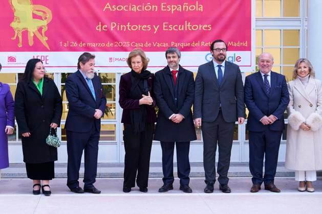 06-03-2023 Madrid Queen Sofia attend the 58th edition of the Queen Sofia painting and sculpture award at the Casa de BVacas cultural center in Madrid. No Spain Â  Copyright: xPPEx