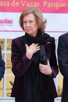 March 6, 2023, Madrid, Spain: Queen Sofia of Spain seen at the Casa de Vacas cultural center in Buen Retiro Park to preside over the presentation of the Queen Sofia Painting and Sculpture Awards in Madrid. Madrid Spain - ZUMAs197 20230306_zaa_s197_206 Copyright: xAtilanoxGarciax