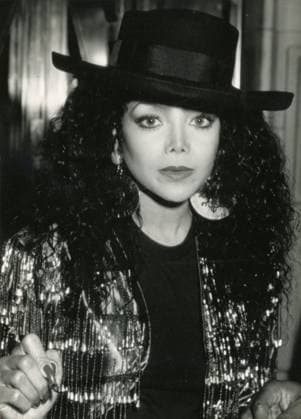 American Pop Star La Toya Jackson, sister of Michael, USA 1989 