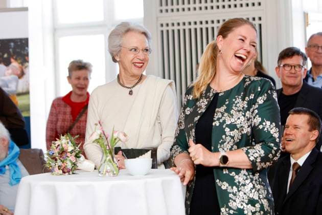 08-03-223 Denmark Princess Benedikte attend the Elsass prize to the 36-year-old comedian Jacob Nossel, who has been diagnosed with cerebral palsy. The award, which consists of DKK 150,000, is the biggest disability award in Denmark. Â  Copyright: xPPEx