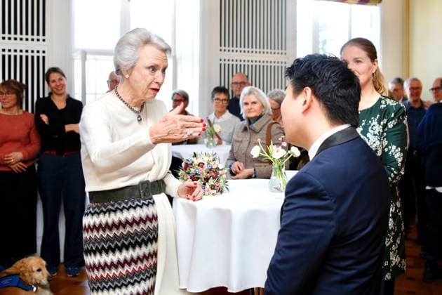 08-03-223 Denmark Princess Benedikte attend the Elsass prize to the 36-year-old comedian Jacob Nossel, who has been diagnosed with cerebral palsy. The award, which consists of DKK 150,000, is the biggest disability award in Denmark. Â  Copyright: xPPEx
