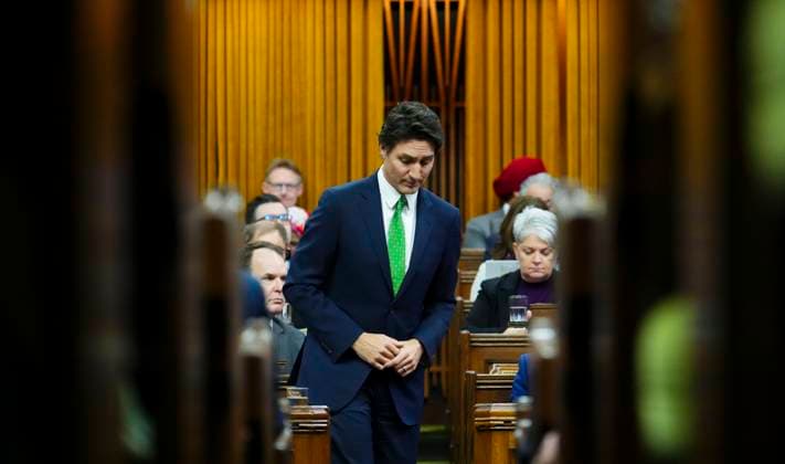 March 8, 2023, Ottawa, ON, CAN: Prime Minister Justin Trudeau answers a question during question period in the House of Commons on Parliament Hill, in Ottawa, Wednesday, March 8, 2023. Ottawa CAN  - ZUMAc35_ 20230308_zaf_c35_050 Copyright: xSeanxKilpatrickx