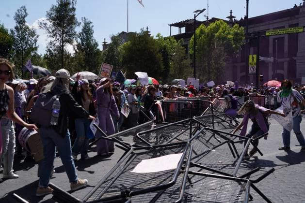 International Women s Day Protest in Toluca March 8, 2023, Toluca, Mexico: Women join a protest to demand stop violence based-gender to commemorate International Women s Day. on March 8, 2023 in Mexico City, Mexico. (Photo by Amares V. Narro Eyepix Group) Copyright: xAmareshxV.xNarro xEyepixxGroupx AVN_08032023_89300