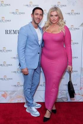March 8, 2023, Beverly Hills, California, USA: BEVERLY HILLS, CA - MAR 8, 2023: Marcel Remus, Sarina Nowak at the Remus Pre Award Tea Time at The Beverly Hills Hotel. Beverly Hills USA - ZUMAg107 20230308_zep_g107_072 Copyright: xNinaxPrommerx