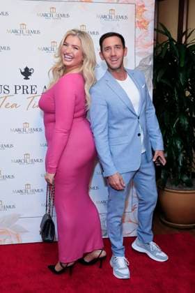 March 8, 2023, Beverly Hills, California, USA: BEVERLY HILLS, CA - MAR 8, 2023: Marcel Remus, Sarina Nowak at the Remus Pre Award Tea Time at The Beverly Hills Hotel. Beverly Hills USA - ZUMAg107 20230308_zep_g107_063 Copyright: xNinaxPrommerx