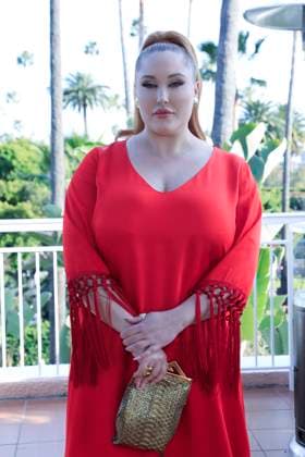 March 8, 2023, Beverly Hills, California, USA: BEVERLY HILLS, CA - MAR 8, 2023: Hayley Hasselhoff at the Remus Pre Award Tea Time at The Beverly Hills Hotel. Beverly Hills USA - ZUMAg107 20230308_zep_g107_060 Copyright: xNinaxPrommerx