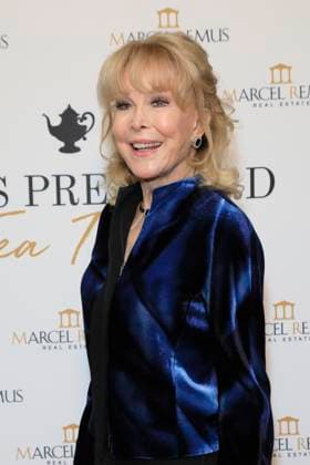 March 8, 2023, Beverly Hills, California, USA: BEVERLY HILLS, CA - MAR 8, 2023: Barbara Eden at the Remus Pre Award Tea Time at The Beverly Hills Hotel. Beverly Hills USA - ZUMAg107 20230308_zep_g107_124 Copyright: xNinaxPrommerx