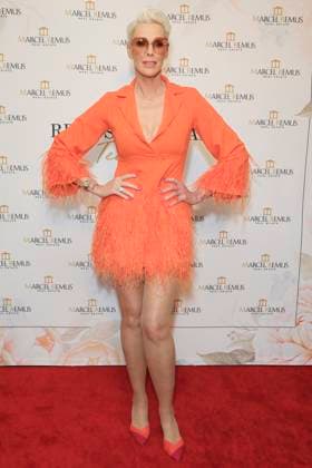 March 8, 2023, Beverly Hills, California, USA: BEVERLY HILLS, CA - MAR 8, 2023: Brigitte Nielsen at the Remus Pre Award Tea Time at The Beverly Hills Hotel. Beverly Hills USA - ZUMAg107 20230308_zep_g107_122 Copyright: xNinaxPrommerx