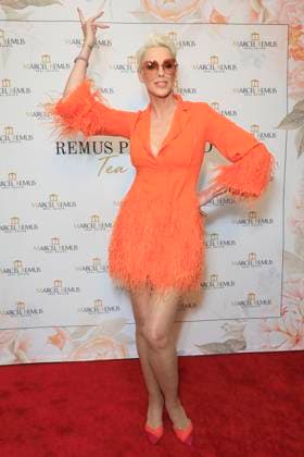 March 8, 2023, Beverly Hills, California, USA: BEVERLY HILLS, CA - MAR 8, 2023: Brigitte Nielsen at the Remus Pre Award Tea Time at The Beverly Hills Hotel. Beverly Hills USA - ZUMAg107 20230308_zep_g107_116 Copyright: xNinaxPrommerx