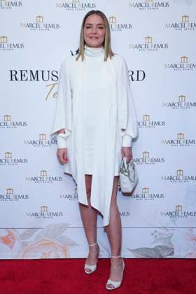 March 8, 2023, Beverly Hills, California, USA: BEVERLY HILLS, CA - MAR 8, 2023: Katharina Harf at the Remus Pre Award Tea Time at The Beverly Hills Hotel. Beverly Hills USA - ZUMAg107 20230308_zep_g107_096 Copyright: xNinaxPrommerx