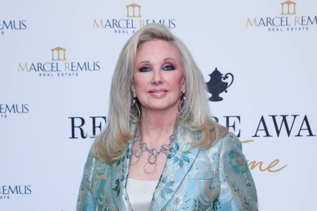 March 8, 2023, Beverly Hills, California, USA: BEVERLY HILLS, CA - MAR 8, 2023: Morgan Fairchild at the Remus Pre Award Tea Time at The Beverly Hills Hotel. Beverly Hills USA - ZUMAg107 20230308_zep_g107_011 Copyright: xNinaxPrommerx