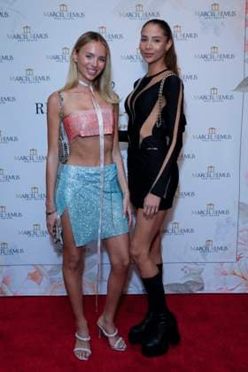 March 8, 2023, Beverly Hills, California, USA: BEVERLY HILLS, CA - MAR 8, 2023: Marie Lou Nu?rk, Isabella Bond at the Remus Pre Award Tea Time at The Beverly Hills Hotel. Beverly Hills USA - ZUMAg107 20230308_zep_g107_024 Copyright: xNinaxPrommerx
