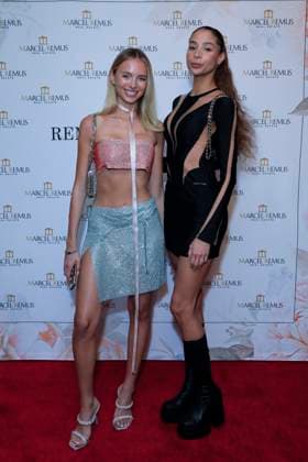 March 8, 2023, Beverly Hills, California, USA: BEVERLY HILLS, CA - MAR 8, 2023: Marie Lou Nu?rk, Isabella Bond at the Remus Pre Award Tea Time at The Beverly Hills Hotel. Beverly Hills USA - ZUMAg107 20230308_zep_g107_029 Copyright: xNinaxPrommerx