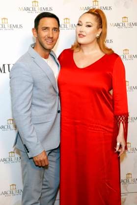 Marcel Remus and Hayley Hasselhoff at the Remus Pre Award Tea Time benefiting DKMS at the Beverly Hills Hotel Beverly Hills, 08 03 2023. Foto:xD.xBedrosianx xFuturexImage
