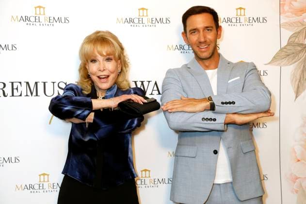 Barbara Eden and Marcel Remus at the Remus Pre Award Tea Time to benefit DKMS at the Beverly Hills Hotel Beverly Hills, 08 03 2023. Foto:xD.xBedrosianx xFuturexImage