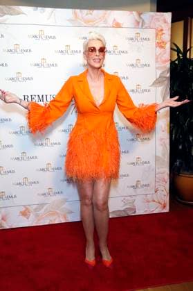 Brigitte Nielsen at the Remus Pre Award Tea Time benefiting DKMS at the Beverly Hills Hotel Beverly Hills, 08 03 2023. Foto:xD.xBedrosianx xFuturexImage