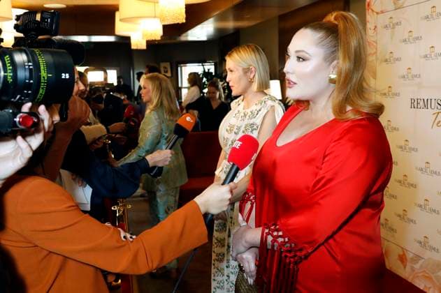Morgan Fairchild, Kelly Rutherford and Hayley Hasselhoff at the Remus Pre Award Tea Time benefiting DKMS at the Beverly Hills Hotel Beverly Hills, 08 03 2023. Foto:xD.xBedrosianx xFuturexImage