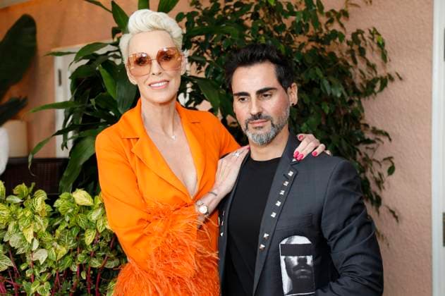Brigitte Nielsen with husband Mattia Dessi at the Remus Pre Award Tea Time benefiting DKMS at the Beverly Hills Hotel Beverly Hills, 08 03 2023. Foto:xD.xBedrosianx xFuturexImage