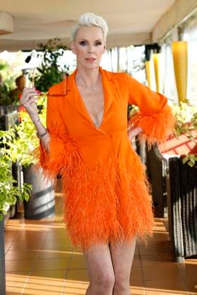 Brigitte Nielsen at the Remus Pre Award Tea Time benefiting DKMS at the Beverly Hills Hotel Beverly Hills, 08 03 2023. Foto:xD.xBedrosianx xFuturexImage