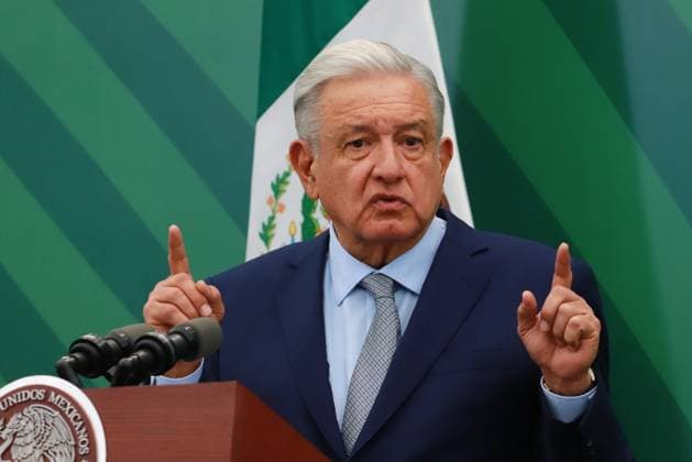 March 09, 2023, Mexico City, Mexico: Mexico s President Andres Manuel Lopez Obrador speaks during his briefing morning conference , at the Intelligence Center of the Ministry of Public and Citizen Security, on March 9, 2023 in Mexico City, Mexico. Mexico City Mexico - ZUMAe321 20230309_zia_e321_209 Copyright: xCarlosxSantiagox