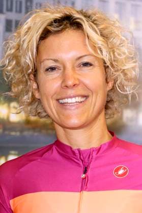Annika Zimmermann at the charity cycling in favor of Ukrainian aid projects in cooperation with the organization WeAreAllUkrainians in the Europa Passage Hamburg, 09 03 2023 Foto:xgbrcix xFuturexImage