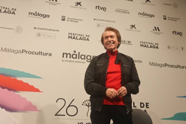 Malaga Filmfest - Sänger Raphael erhält den Biznaga Award March 10, 2023: March 10, 2023 (Malaga) The singer and actor Raphael receives this Friday at the 26th Malaga Film Festival the Biznaga Award Ciudad del ParaoÂ­so, a recognition of his career in cinema. Raphael has held a meeting with the media in which he has declared himself a fan of the seventh art in his country and has expressed his desire to continue working as an actor - ZUMAc161 20230310_zap_c161_027 Copyright: xLorenzoxCarnerox