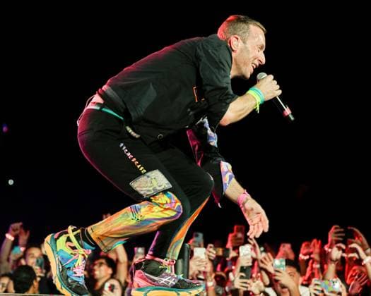 Bilder des Jahres 2023, Entertainment 03 März Entertainment Themen der Woche KW10 Entertainment Bilder des Tages SÃO PAULO, SP - 10.03.2023: SHOW COLDPLAY - The British band Coldplay, led by vocalist Chris Martin, performs in São Paulo, at Estádio do Morumbi. São Paulo, March 10, 2023. x2346775x  VanxCampos
