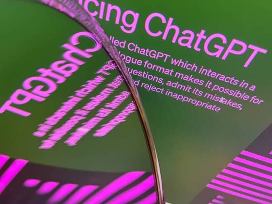 ChatGPT (Generative Pre-trained Transformer) artificial intelligence of OpenAI on a computer screen in Marktoberdorf, Mar 11, 2023.