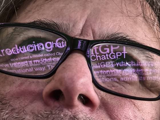 ChatGPT (Generative Pre-trained Transformer) artificial intelligence of OpenAI on a computer screen in Marktoberdorf, Mar 11, 2023.