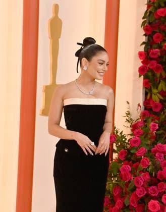 Vanessa Hudgens attends the 95th annual Academy Awards at the Dolby Theatre in the Hollywood section of Los Angeles on Sunday, March 12, 2023.  LAP2023031211000 JIMxRUYMEN